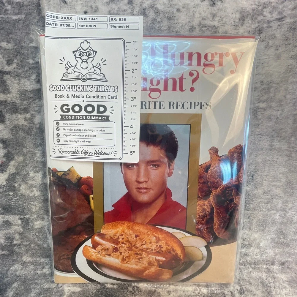 Are You Hungry Tonight? Elvis' Favorite Recipes Presley Cookbook Hardcover
